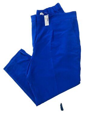 NWT PENNINGTONS Tapered Dress Pant Blue 22 Plus Workwear Business Casual Career